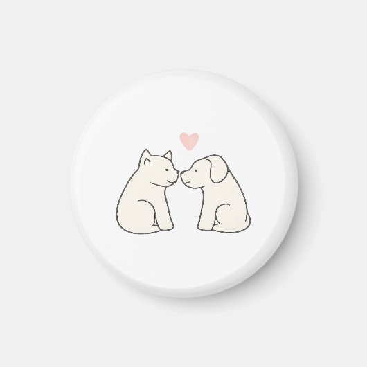 Dog Love Magnet (Vorne)