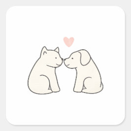 Dog Love Sticker