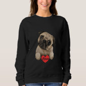 dog love sweatshirt (Vorderseite)