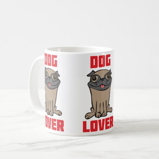 Dog Lover #2 Kaffeetasse (Vorderseite Links)