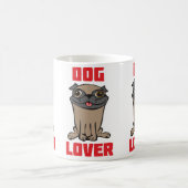 Dog Lover #2 Kaffeetasse (Mittel)