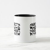 Dog Lover Architect Tasse (Zentrum)