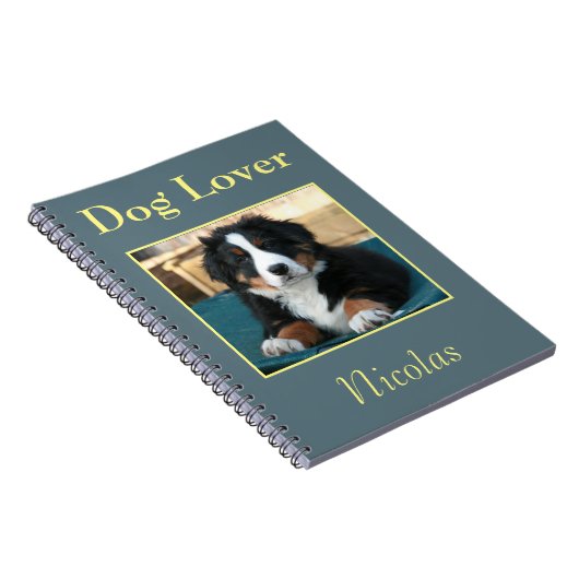 Dog Lover Bernese Notizblock (Rechte Seite)