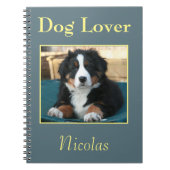 Dog Lover Bernese Notizblock (Vorderseite)