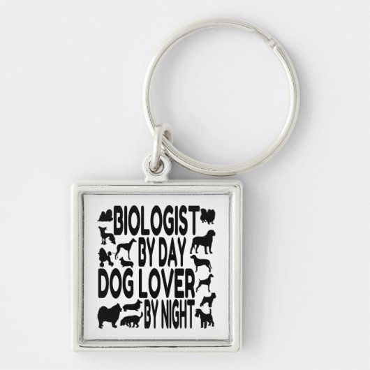 Dog Lover Biologe Schlüsselanhänger (Vorne)