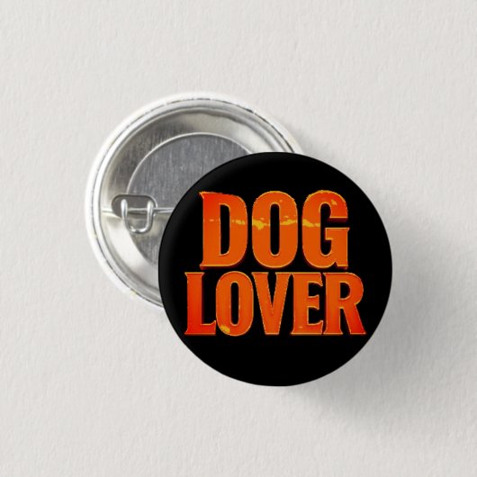 DOG LOVER BUTTON (Vorne & Hinten)