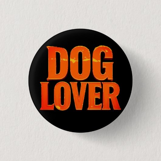 DOG LOVER BUTTON (Vorderseite)
