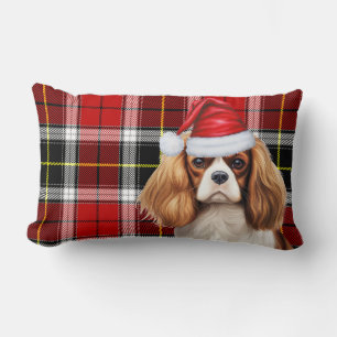 Dog Lover Christmas Cavalier Spaniel Festive Karie Lendenkissen