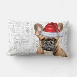 Dog Lover Christmas Cute French Bulldog Holiday Lendenkissen