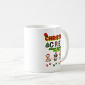 Dog Lover Christmas Family-Christmas crew dogs  Kaffeetasse (VorderseiteRechts)