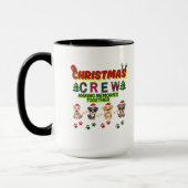 Dog Lover Christmas Family-Christmas crew dogs  Tasse (Links)
