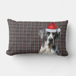 Dog Lover Christmas Great Dane Holiday Kariert Lendenkissen