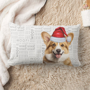 Dog Lover Christmas Pembroke Welsh Corgi Holiday Lendenkissen