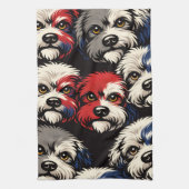 Dog Lover Cockapoo Gift Geschirrtuch (Vertikal)