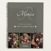 Dog Lover Custom Foto Collage Planer (Vorderseite)