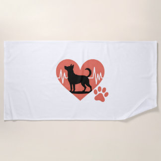Dog Lover Dog Owner Strandtuch