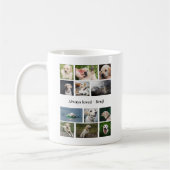 Dog Lover Foto Collage Kaffeetasse (Links)