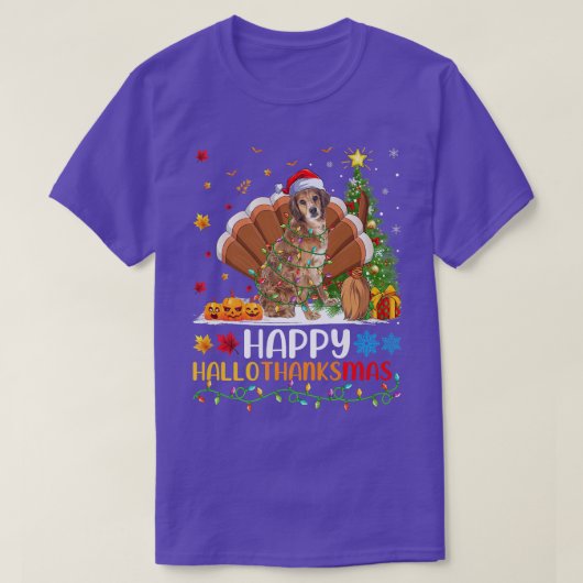 Dog Lover Funny Happy Brittany Spaniel Dog HelloTh T-Shirt (Design vorne)