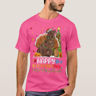 Dog Lover Funny Happy Neufundland Dog HalloDanke T-Shirt