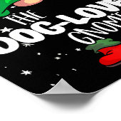 Dog Lover Gnome Red Buffalo Plaid Matching Family Poster (Ecke)