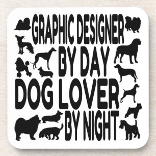 Dog Lover Graphic Designer Untersetzer