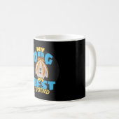 Dog Lover Hogs Süße Tier Cool Funny Gift Idee Kaffeetasse (VorderseiteRechts)
