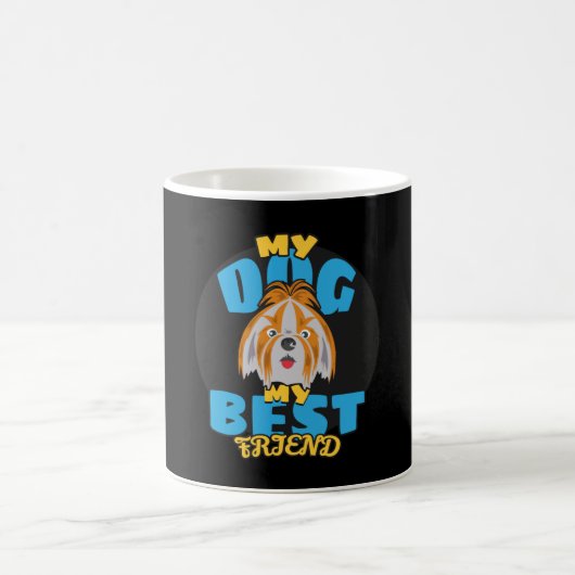 Dog Lover Hogs Süße Tier Cool Funny Gift Idee Kaffeetasse (Mittel)
