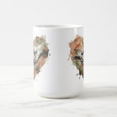 Dog Lover Human Animal Bond Watercolor Heart Verwandlungstasse (Zentrum)