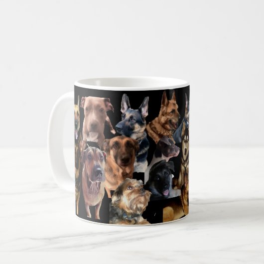 DOG LOVER KAFFEETASSE (Vorderseite Links)