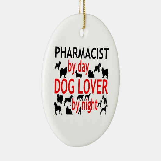 Dog Lover Keramikornament (Rechts)