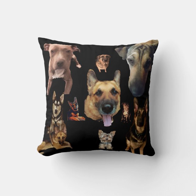 DOG LOVER Kissen (Vorderseite)