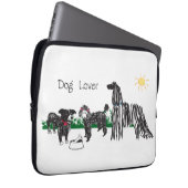 Dog Lover Laptop-Hülle Laptopschutzhülle (Vorne Rechts)