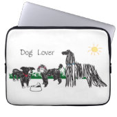 Dog Lover Laptop-Hülle Laptopschutzhülle (Vorderseite)