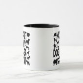 Dog Lover Makeup Artist Tasse (Zentrum)