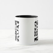 Dog Lover Massage Therapeut Tasse (Zentrum)