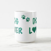 Dog Lover mit Paw Prints Kaffee Tasse (Mittel)