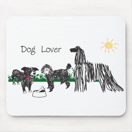 Dog Lover Mousepad (Vorne)