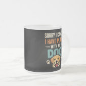 Dog Lover Mug Mattglastasse (VorderseiteRechts)