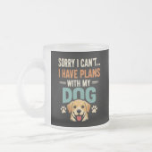 Dog Lover Mug Mattglastasse (Links)