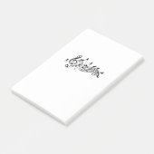 Dog Lover Music Melody Maltese Dog on Music Note Post-it Klebezettel (angewinkelt)