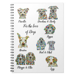Dog Lover Notebook 6,50" x 8,75" Notizblock