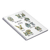 Dog Lover Notebook 6,50" x 8,75" Notizblock (Rechte Seite)