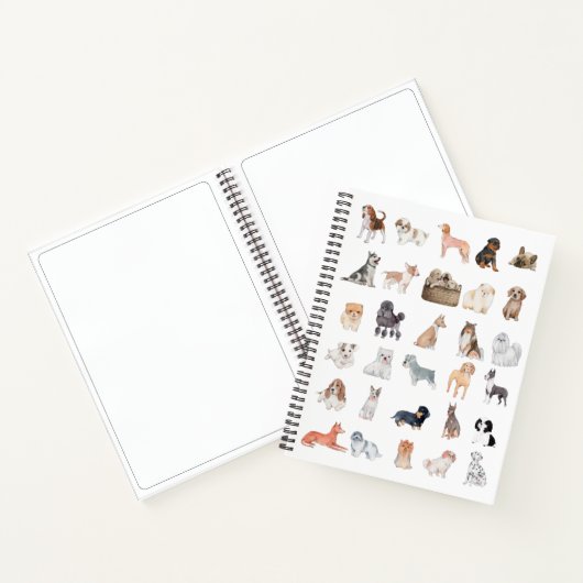 Dog Lover-Notebook Notizblock (Innenseite)