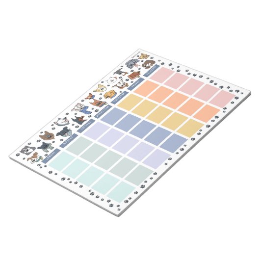 Dog Lover Open Dated Desk Calendar Notepad Notizblock (angewinkelt)