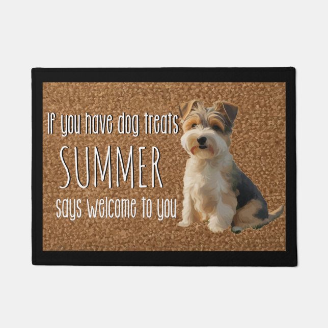 Dog Lover Personalized Biewer Terrier Name Doormat Fußmatte (Vorderseite)