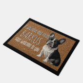 Dog Lover Personalized French Bulldog Name Doormat Fußmatte (Schrägansicht)