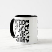 Dog Lover Pharmacy Technician Tasse (Vorderseite Links)