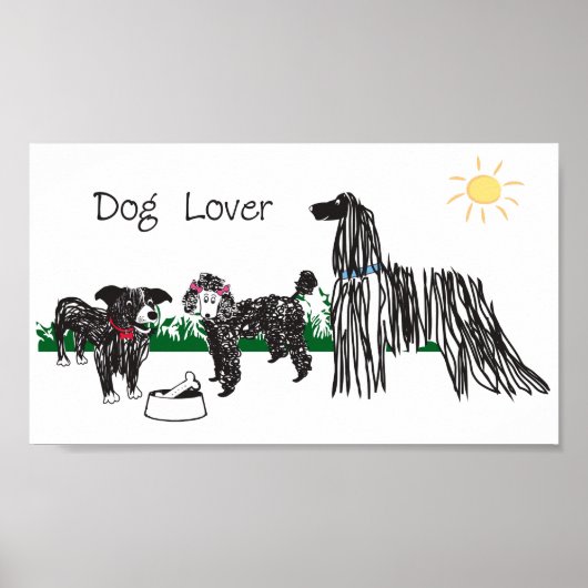 Dog Lover Poster (Vorne)