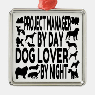 Dog Lover Projektmanager Ornament Aus Metall