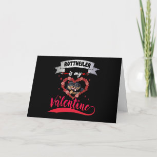 Dog Lover Rottweiler Is Feiertagskarte